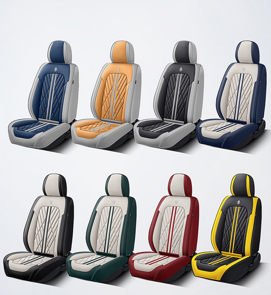 Kit Fundas de Asiento Automotrices de Lujo y Confort